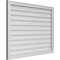 Ekena Millwork Vertical Surface Mount PVC Gable Vnt: Non-Functional, w/2"W x 1-1/2"H, Brickmould Frame, 42"W x 32"H GVPVE42X3202SN - alternate 4